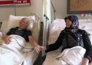 46 yıllık çift, evlilik yıl dönümlerinde birlikte kalp ameliyatı oldu