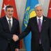 Cumhurbaşkanı Yardımcısı Yılmaz, Kazakistan Cumhurbaşkanı Tokayev ile bir araya geldi