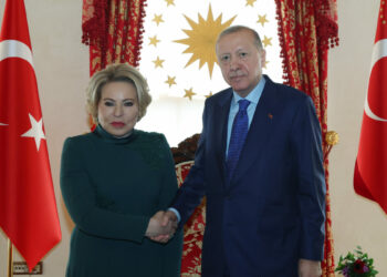 Cumhurbaşkanı Erdoğan, Rusya Federasyonu Meclis Başkanı Valentina Matviyenko'yu kabul etti