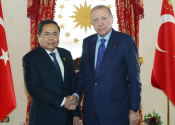 Cumhurbaşkanı Erdoğan, Vietnam Meclis Başkanı Tran Thanh Man'ı kabul etti