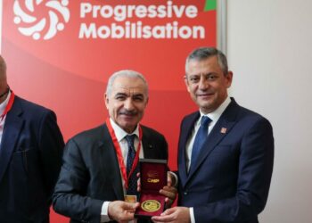 CHP Genel Başkanı Özel, eski Filistin Başbakanı Iştiyye ile görüştü