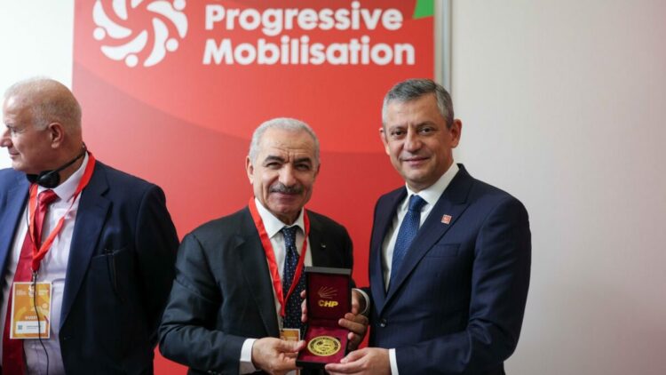 CHP Genel Başkanı Özel, eski Filistin Başbakanı Iştiyye ile görüştü