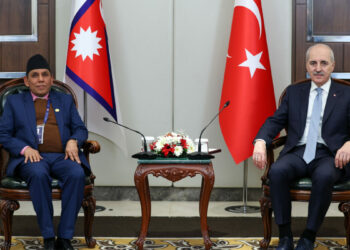TBMM Başkanı Numan Kurtulmuş, Nepal Ulusal Meclis Başkanı Dahal ile bir araya geldi