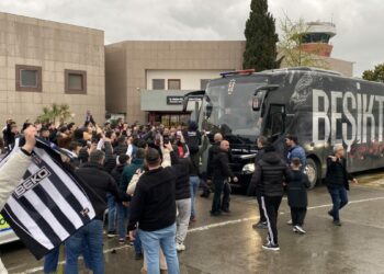 Beşiktaş kafilesi Samsun'a geldi