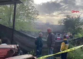 Manisa’da bağ evinde yangın: 1 ölü