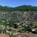 Muğla'nın 'hayalet köyü' dronla görüntülendi