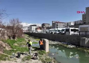 İnci kefalinin göç yolunda 2 ton atık temizlendi