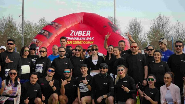 Züber, İstanbul Yarı Maratonu’nda TEV yararına koştu