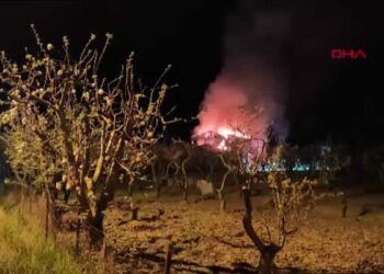 Tokat’ta tek katlı ahşap evde yangın