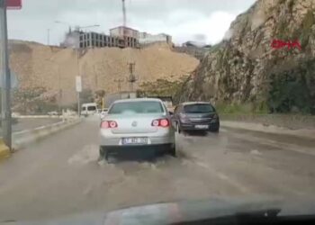 Mardin'de etkili olan sağanak nedeniyle birçok ev ve iş yerini su bastı