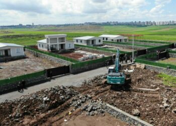 Diyarbakır’da mera alanına yapılan 13 kaçak yapının yıkımına başlandı