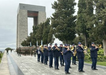 Çanakkale Kara Savaşları'nın 111'inci yılı anma töreninin provası yapıldı