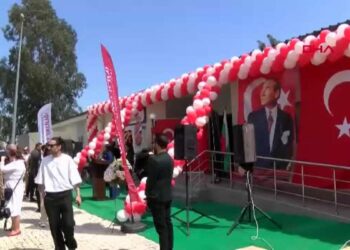 Bulgaristan’daki hayırsever kadınların öncülüğünde Hatay'da yaptırılan okul açıldı