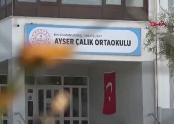 Ayser Çalık Ortaokulu'nda sessiz 23 Nisan
