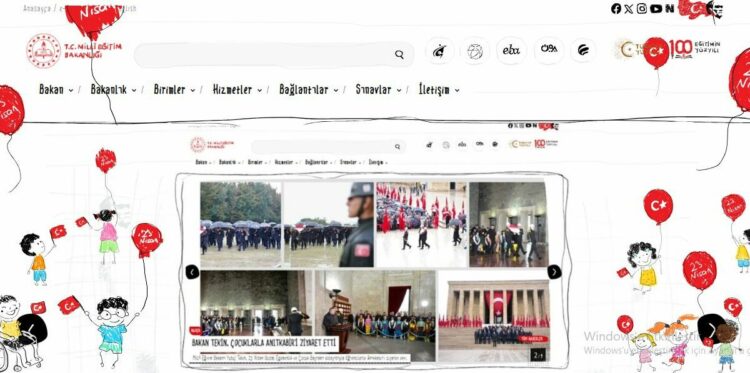 MEB'in internet sitesi, çocuklar için yenilendi