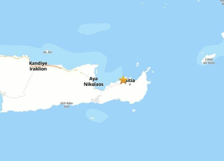 Girit Adası'nda 5.9 büyüklüğünde deprem
