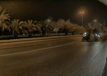 Kartal'da 2 motosikletin çarpıştığı kaza kamerada
