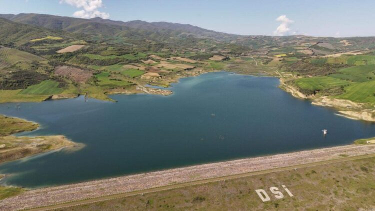 Kuruma noktasına gelen Naip Barajı'nda doluluk yağışlarla birlikte yüzde 22'ye yükseldi