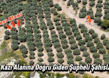Kaçak kazıya dronla suçüstü: 6 gözaltı