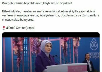 Emine Erdoğan'dan '4'üncü Cemre Çarşısı' paylaşımı