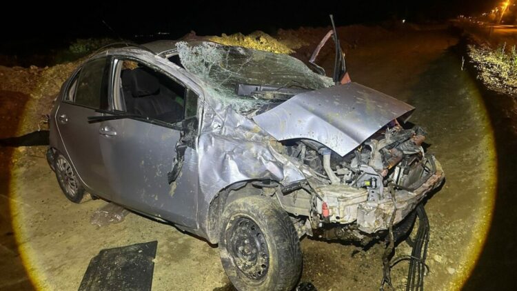 Edirne'de otomobil takla attı; 2 yaralı