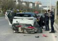 Otomobille çarpışan motosikletin sürücüsü öldü