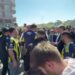 Fenerbahçeli taraftarlar, RAMS Park'a doğru hareket etti