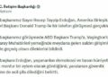 Cumhurbaşkanı Erdoğan, ABD Başkanı Trump ile görüştü