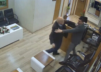 Belediye personeline satırlı saldırının görüntüleri ortaya çıktı