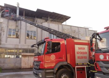 Halı fabrikasında yangın