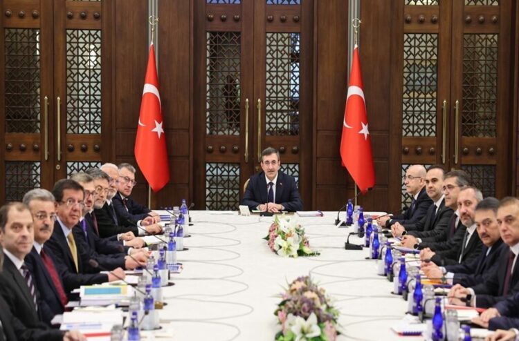 Ekonomi Koordinasyon Kurulu, Cumhurbaşkanı Yardımcısı Yılmaz başkanlığında toplandı