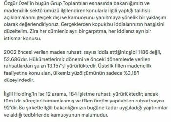 Bakan Bayraktar: Özgür Özel'in talihsiz açıklamaları gerçek dışı