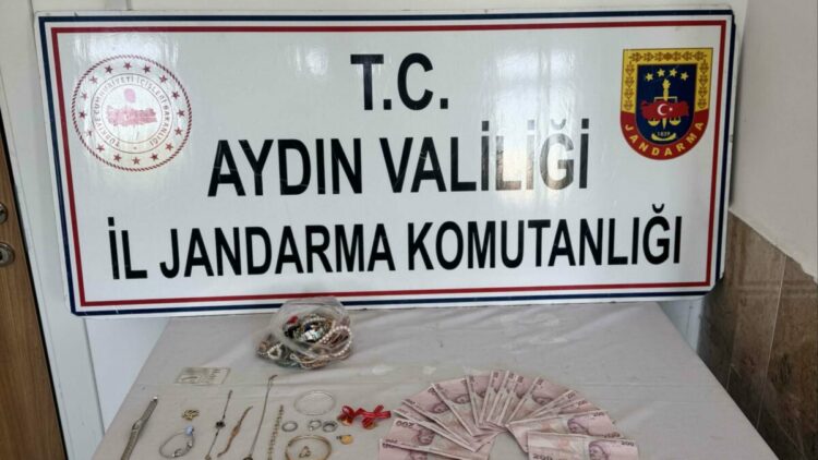 Aydın'da evden para ve ziynet eşyası çalan şüpheli tutuklandı