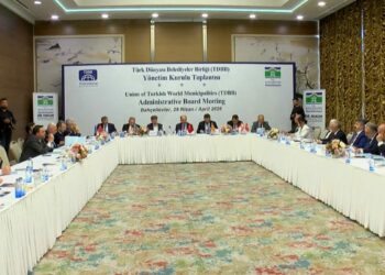 Türk Dünyası Belediyeler Birliği Yönetim Kurulu toplantısı Bahçelievler’de yapıldı