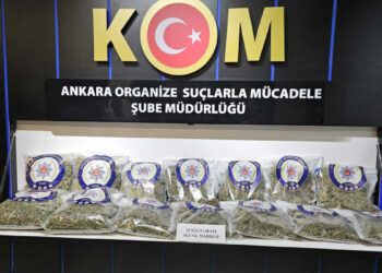 Ankara'da 25 kilo skunk ele geçirildi; 2 gözaltı