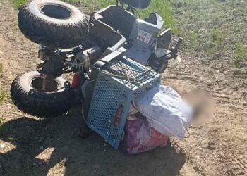 Devrilen ATV’nin altında kalan kadın hayatını kaybetti