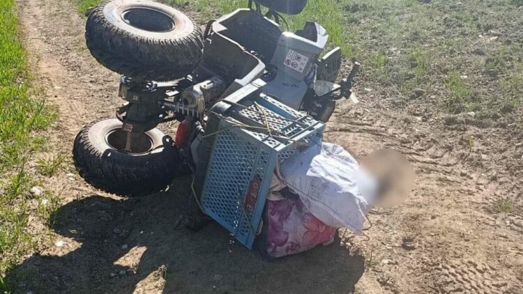 Devrilen ATV’nin altında kalan kadın hayatını kaybetti