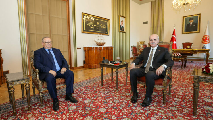 TBMM Başkanı Kurtulmuş, Cezayir Büyükelçisi Guennad'ı kabul etti