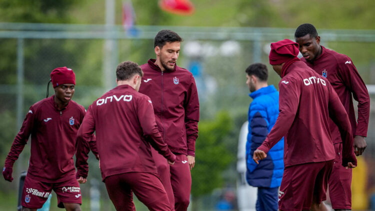 Trabzonspor’da Göztepe maçı hazırlıklarını sürdürdü