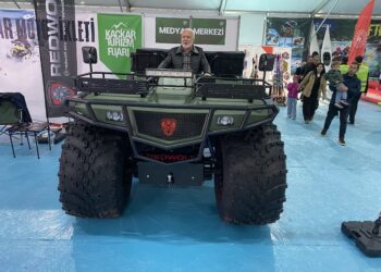 Rusya’da gördüler, Türkiye’de ürettiler; dev ATV suda yüzüyor, dağları aşıyor