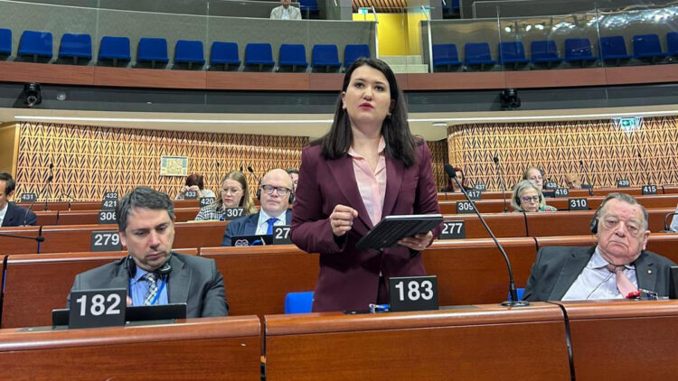 Gökçe Gökçen, Avrupa Konseyi Parlamenter Meclisi’nde şiddet ve nefret söylemine karşı konuşma yaptı