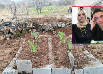 Silahla saldırıda ölen anne ve oğlu, toprağa verildi