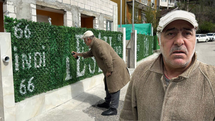 ‘Ben Mesih'im’ deyip, evinin çatısına ve çitlerine yazılar yazdı