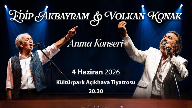İki usta, tek sahne; İzmir’de Edip Akbayram ve Volkan Konak şarkıları yankılanacak