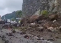 Artvin’de heyelan; yol ulaşım kapandı