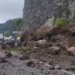 Artvin’de heyelan; yol ulaşım kapandı