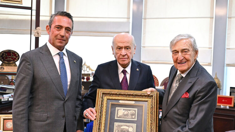 Bahçeli, Rahmi Koç ile Ali Koç'u kabul etti