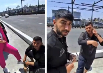 Galata Köprüsü'nde Rus turiste küfredip tartışan 2 şüpheli yakalandı