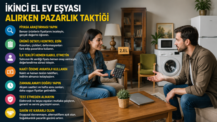 İkinci el ev eşyası alırken pazarlık nasıl yapılır? Uzmanlardan altın değerinde taktikler