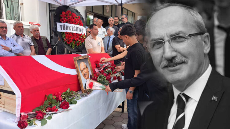 Kanserden yaşamını yitiren müdürü, öğrencileri son yolculuğuna güllerle uğurladı